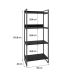 Estante Kuadra II Preta 60 cm