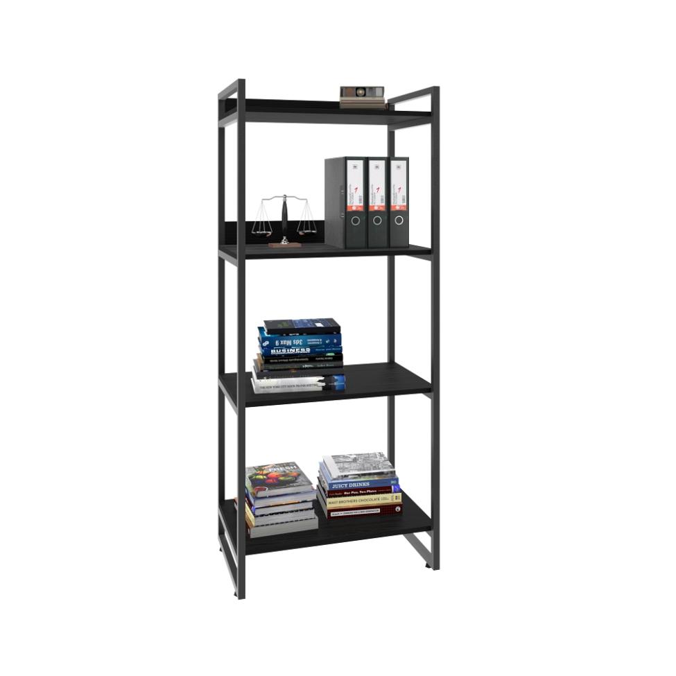 Estante Kuadra II Preta 60 cm