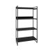 Estante Kuadra II Preta 80 cm