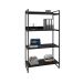 Estante Kuadra II Preta 80 cm