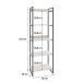 Estante Kuadra III Bege 60 cm