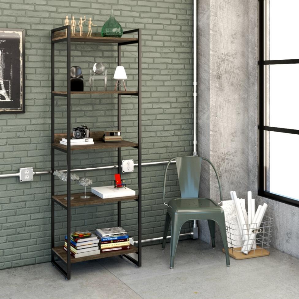 Estante Kuadra III Marrom Escuro 60 cm