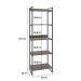 Estante Kuadra III Marrom Escuro 60 cm