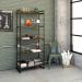 Estante Kuadra III Marrom Escuro 80 cm