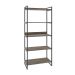 Estante Kuadra III Marrom Escuro 80 cm