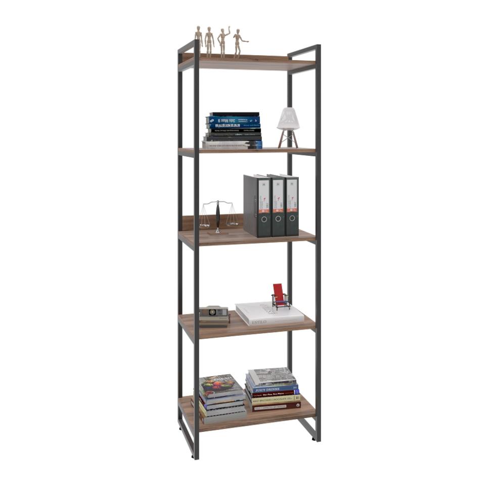 Estante Kuadra III Nogal 60 cm