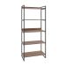Estante Kuadra III Nogal 80 cm