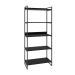 Estante Kuadra III Preta 80 cm
