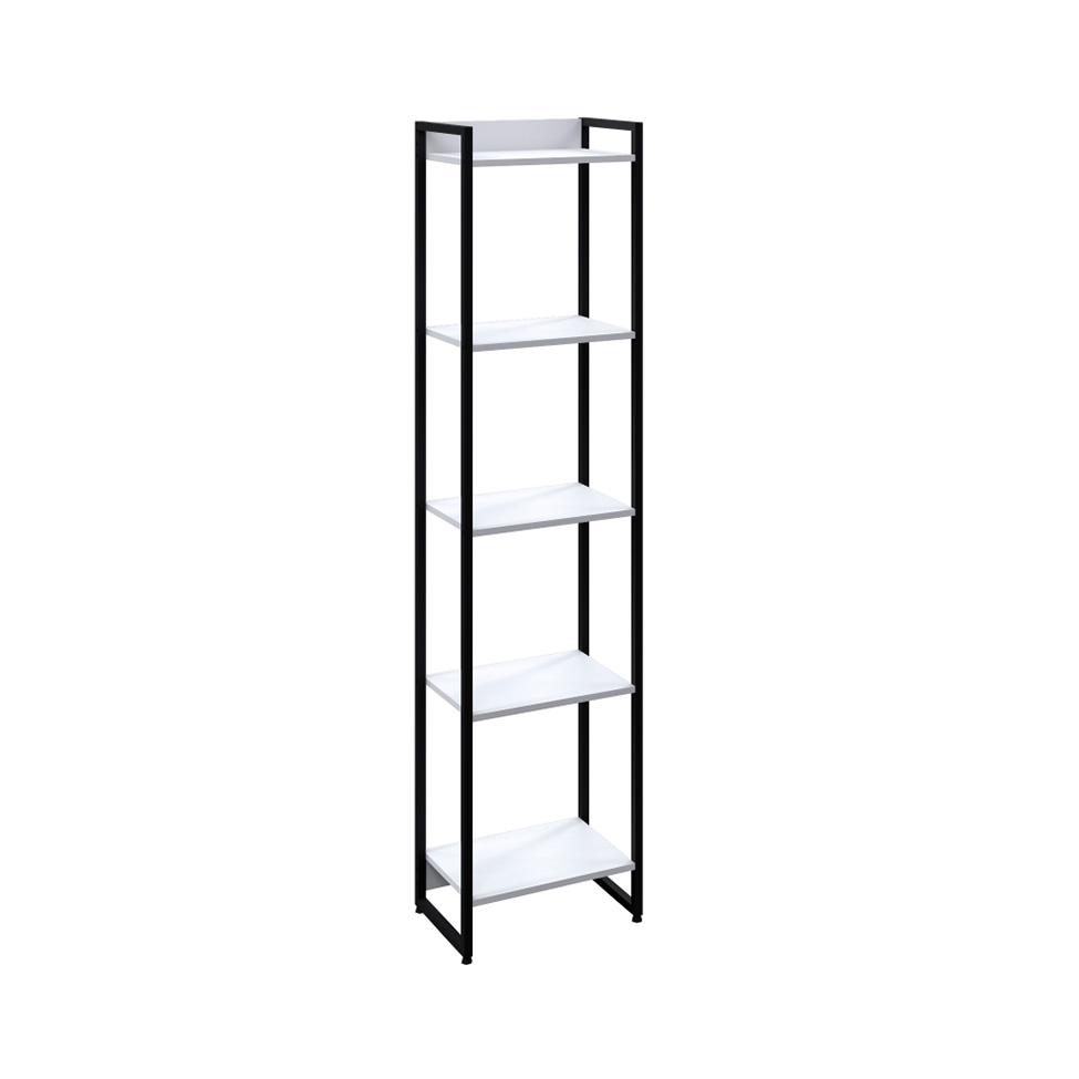 Estante Studio Branca e Preta 187 cm