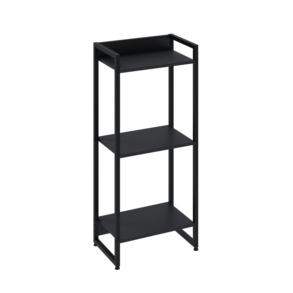 Estante Studio Ônix e Preta 104 cm