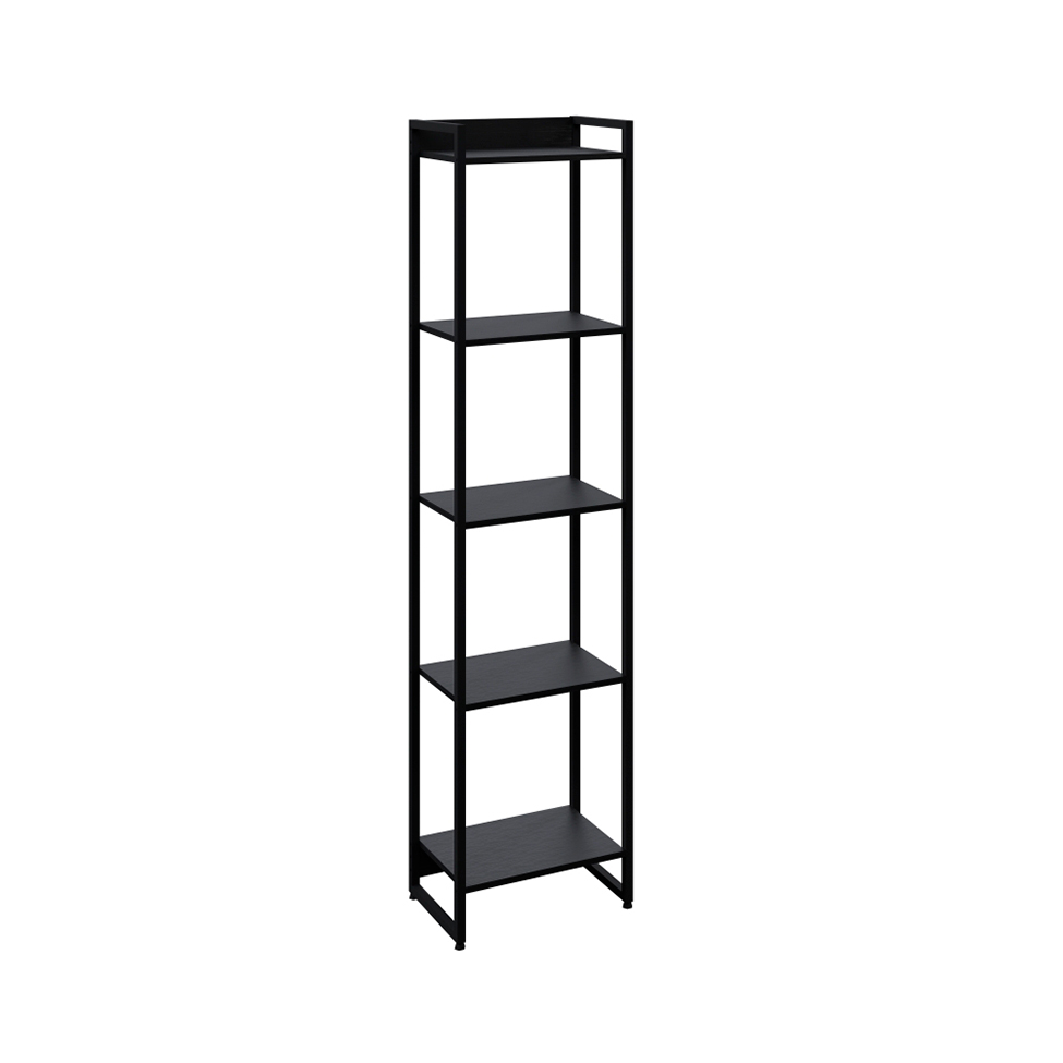Estante Studio Ônix e Preta 187 cm