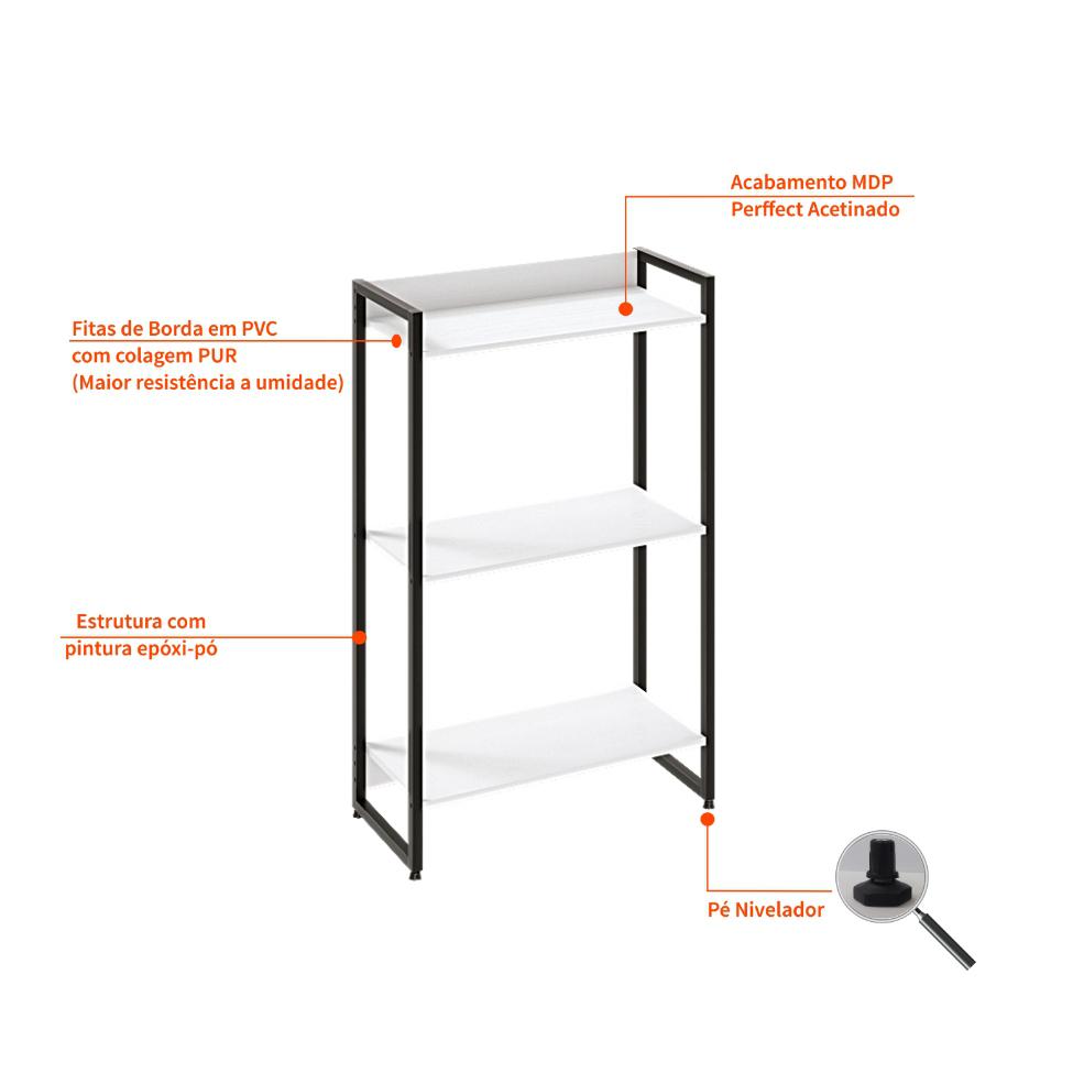 Estante Studio I Branca 60 cm