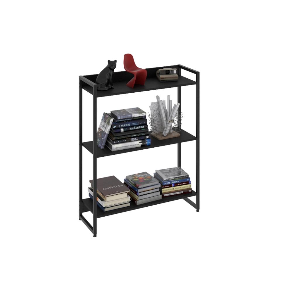 Estante Studio I Preta 80 cm