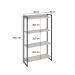 Estante Studio II Bege 80 cm