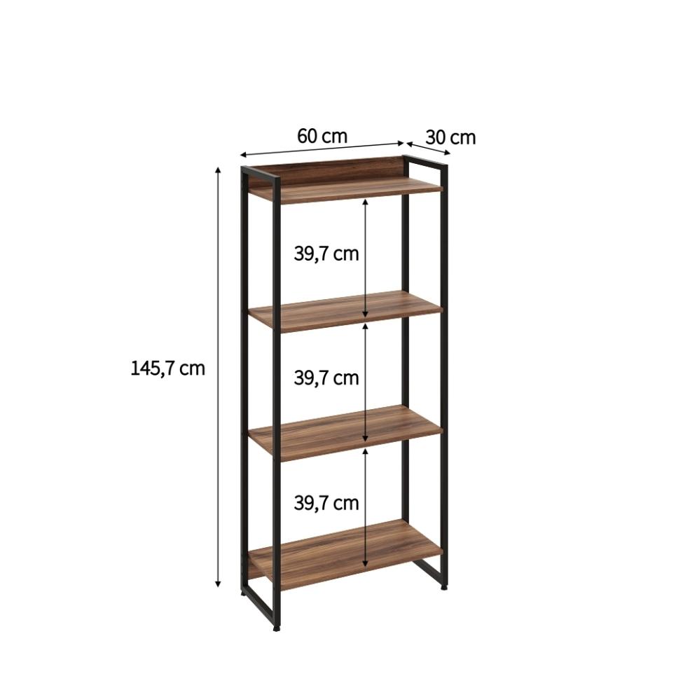 Estante Studio II Nogal 60 cm