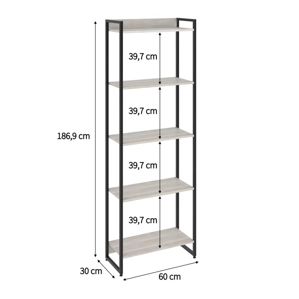 Estante Studio III Bege 60 cm