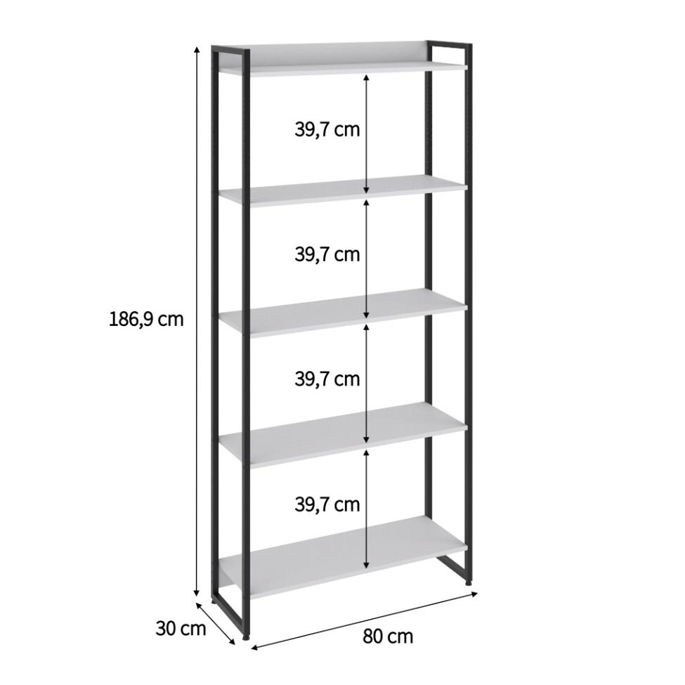 Estante Studio III Branca 80 cm
