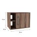 Gabinete de Banheiro Soft 1 PT Nogal 60 cm