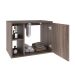 Gabinete de Banheiro Soft 1 PT Nogal 60 cm