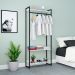 Guarda-Roupa Closet Studio Branco e Preto 80 cm