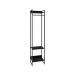 Guarda-Roupa Closet Studio Ônix e Preto 45 cm