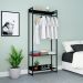 Guarda-Roupa Closet Studio Ônix e Preto 80 cm