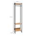 Guarda-Roupa Closet Studio Mel e Preto 45 cm
