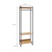 Guarda-Roupa Closet Studio Mel e Preto 60 cm