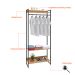 Guarda-Roupa Closet Studio Mel e Preto 80 cm