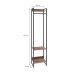 Guarda-Roupa Closet Studio Nogal e Preto 45 cm
