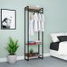 Guarda-Roupa Closet Studio Nogal e Preto 60 cm