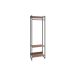 Guarda-Roupa Closet Studio Nogal e Preto 60 cm
