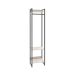 Guarda-Roupa Closet Studio Snow e Preto 45 cm
