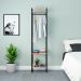 Guarda-Roupa Closet Studio Snow e Preto 45 cm
