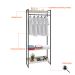 Guarda-Roupa Closet Studio Snow e Preto 80 cm