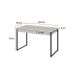 Mesa de Escritório Kuadra 2 GV Bege 120 cm