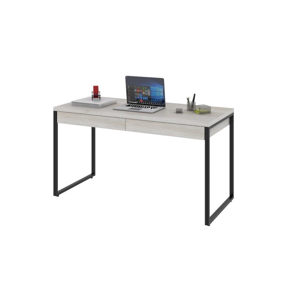 Mesa de Escritório Kuadra 2 GV Bege 135 cm