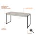 Mesa de Escritório Kuadra 2 GV Bege 150 cm