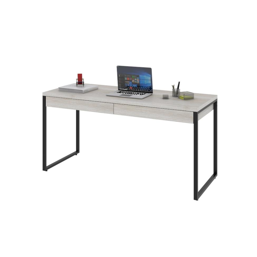 Mesa de Escritório Kuadra 2 GV Bege 150 cm