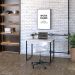 Mesa de Escritório Kuadra 2 GV Bege 90 cm