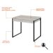 Mesa de Escritório Kuadra 2 GV Bege 90 cm