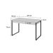 Mesa de Escritório Kuadra 2 GV Branca 120 cm