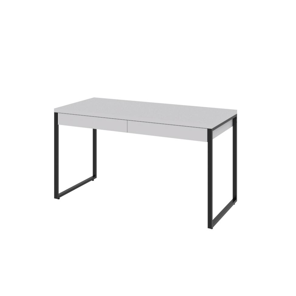 Mesa de Escritório Kuadra 2 GV Branca 135 cm