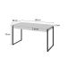 Mesa de Escritório Kuadra 2 GV Branca 135 cm