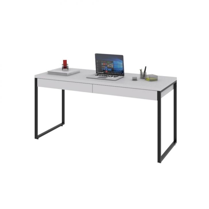 Mesa de Escritório Studio Branca 150 cm