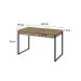 Mesa de Escritório Kuadra 2 GV Carvalho 120 cm