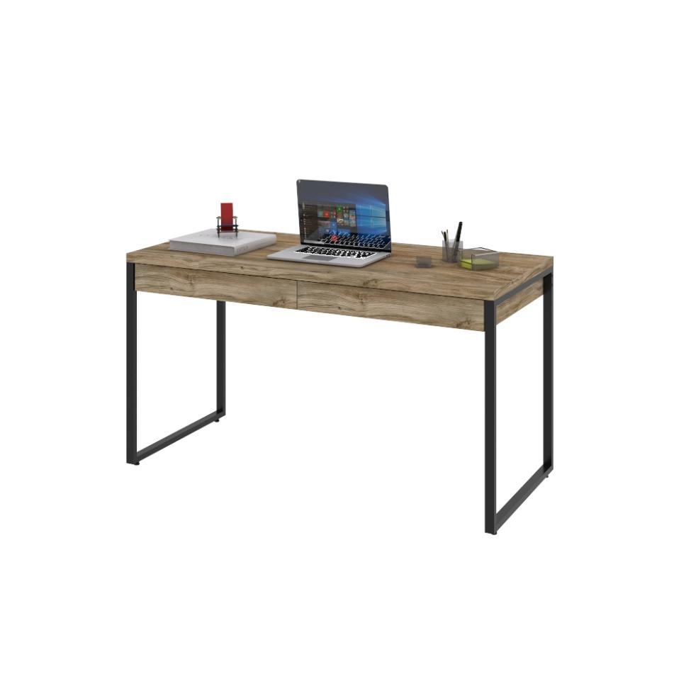 Mesa de Escritório Kuadra 2 GV Carvalho 135 cm