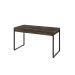 Mesa de Escritório Kuadra 2 GV Marrom Escuro 135 cm