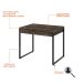 Mesa de Escritório Kuadra 2 GV Marrom Escuro 90 cm