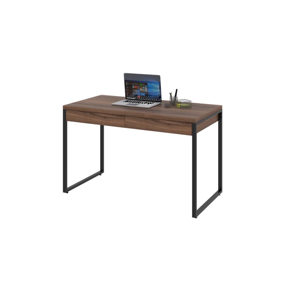 Mesa de Escritório Kuadra 2 GV Nogal 120 cm